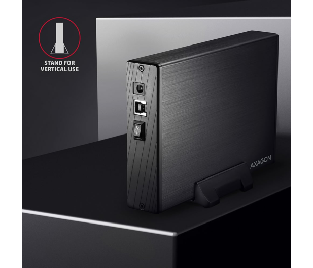 Axagon EE35-XA3, USB 5Gbps - SATA, 3.5" metalowy ALINE box - 1353415 - zdjęcie 3